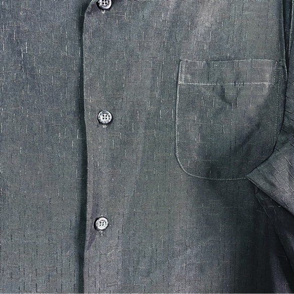 Vintage 90’s Dragonfly Black Short Sleeve Button Front Shirt 2XL - Picture 5 of 6